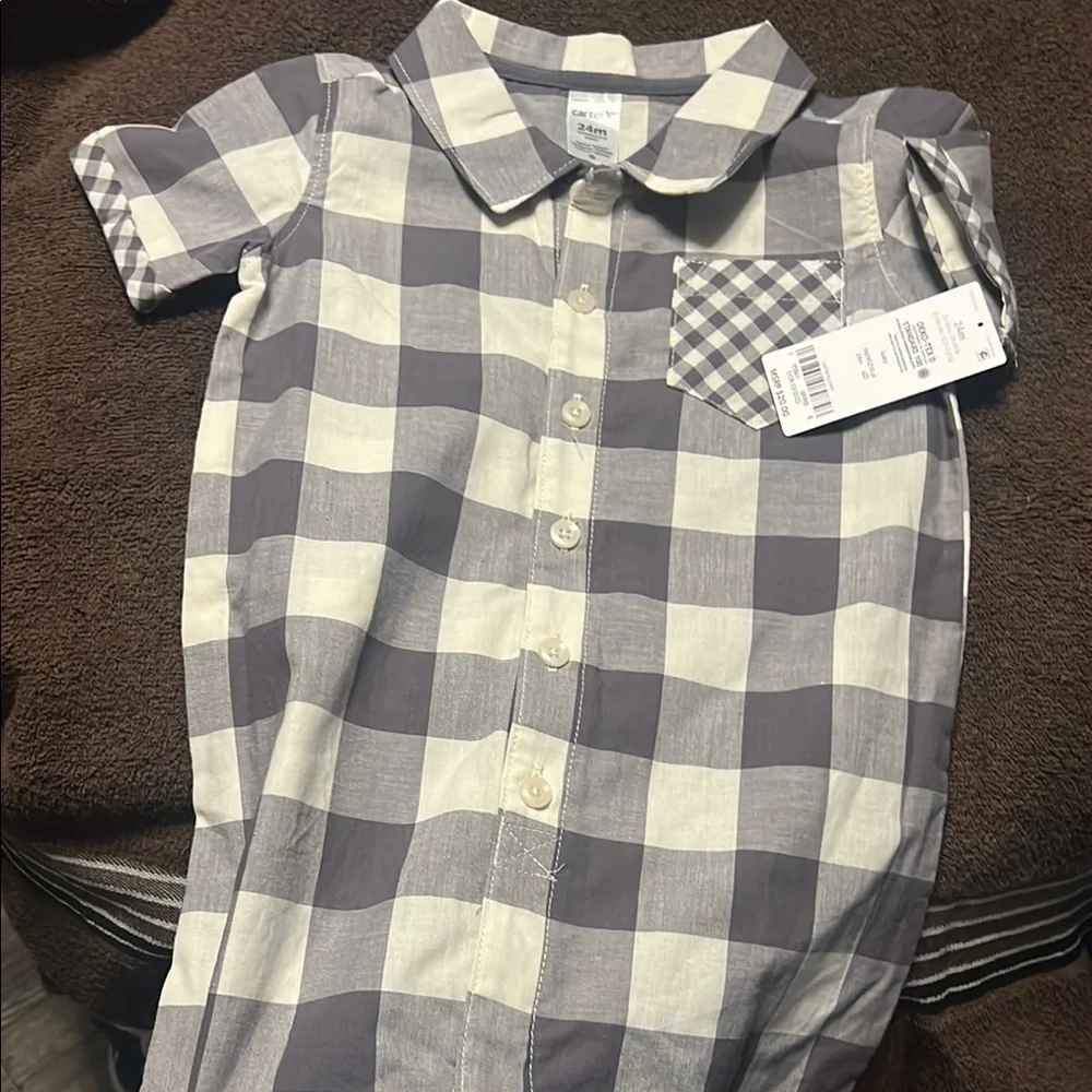 Carter's Baby Plaid Shirt
